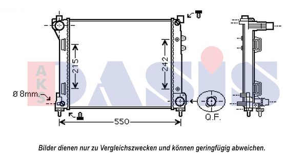 AKS DASIS Radiaator,mootorijahutus 300017N